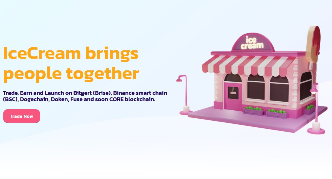 IceCreamSwap (@icecream_swap) on Twitter photo Huge announcement:
We completely redesigned our UI, now IceCreamSwap.com is even more beautiful and intuitive than ever before 🎉
And there is coming even more in the next days 🚀
Telegram: t.me/Icecreamswap_c…
<a href="/bitgertbrise/">Bitgert - $BRISE</a> <a href="/DogechainFamily/">Dogechain💜</a> <a href="/Fuse_network/">Fuse Network</a> <a href="/Coredao_Org/">Core DAO 🔶</a> Huge announcement:
We completely redesigned our UI, now IceCreamSwap.com is even more beautiful and intuitive than ever before 🎉
And there is coming even more in the next days 🚀
Telegram: t.me/Icecreamswap_c…
<a href="/bitgertbrise/">Bitgert - $BRISE</a> <a href="/DogechainFamily/">Dogechain💜</a> <a href="/Fuse_network/">Fuse Network</a> <a href="/Coredao_Org/">Core DAO 🔶</a>