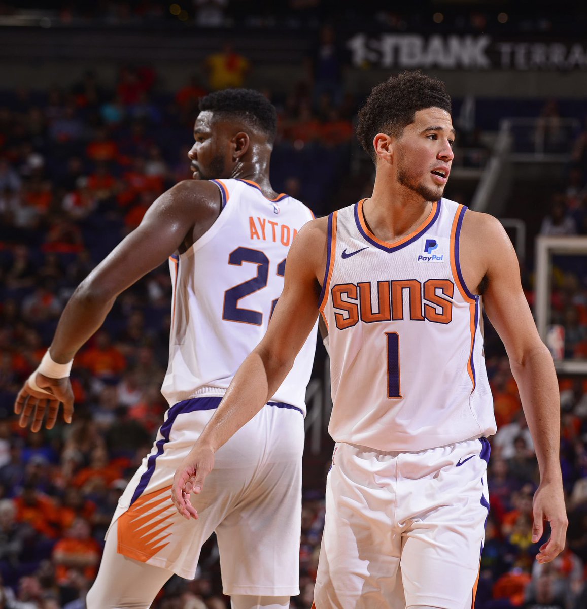 LegionHoops's tweet photo. The Suns are the No. 1 seed in the Western Conference.

Chris Paul, Cam Johnson, or Jae Crowder have all been out -- this team is scary. https://t.co/oNHPGrPc4x