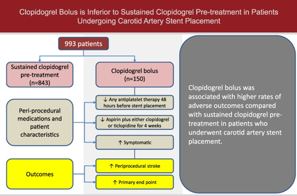 In the Cox proportional hazards analysis, the risk of primary end point was significantly higher in patients who received clopidogrel bolus (7) #PeriPRNJC