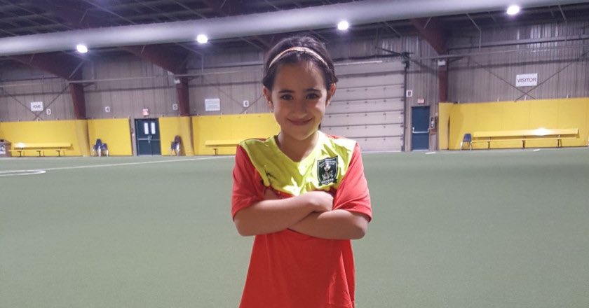 Reera Esmaeilion also loved football, she was a left back. Reera was only 10 years old  when On 8 January 2020, Flight PS752 was tragically shot down with two missiles by IRGC only three minutes after takeoff from Tehran's IKA airport.
#IRNUSA 
#Qatar2022￼
#مهسا_امینی
#PS752