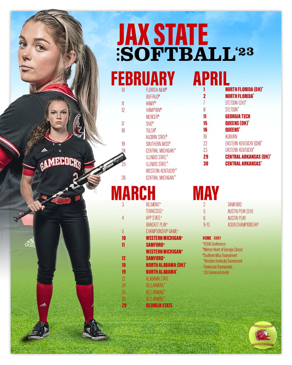 Jax State Softball tweet media