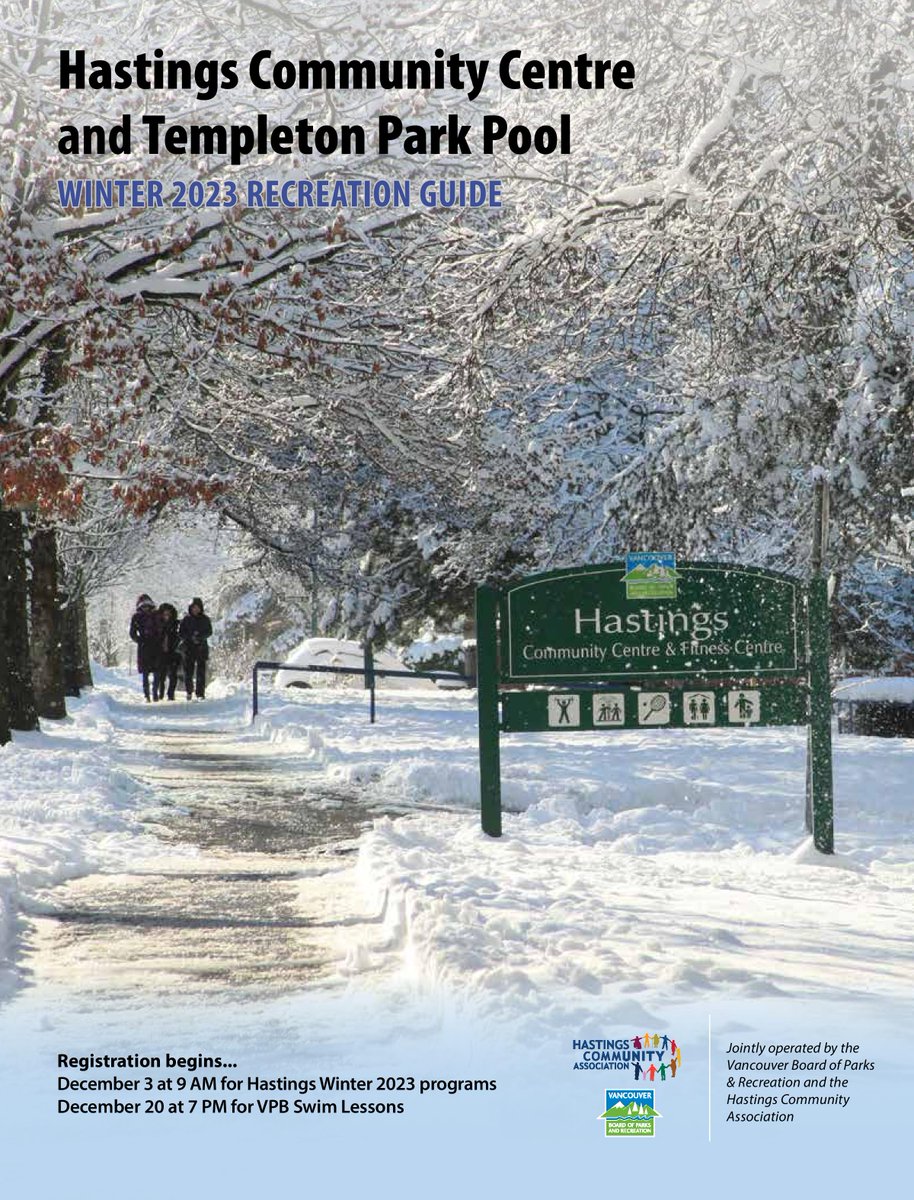Our Winter 2023 Program Guide is out! Browse programs now and register starting December 3 at 9 am. ow.ly/CPpO50LQuvH