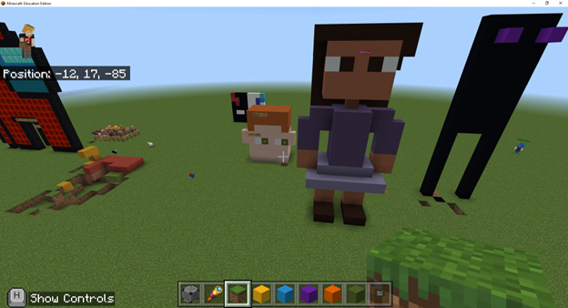 Did a #MinecraftEdu project in class with ratios. My S made me! So sweet!