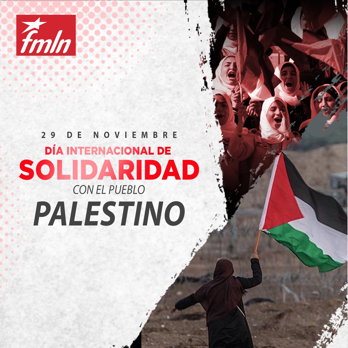 JuanjoAngl's tweet photo. El FMLN siempre se ha solidarizado con el pueblo palestino y su causa justa. https://t.co/fEqYdbteJL