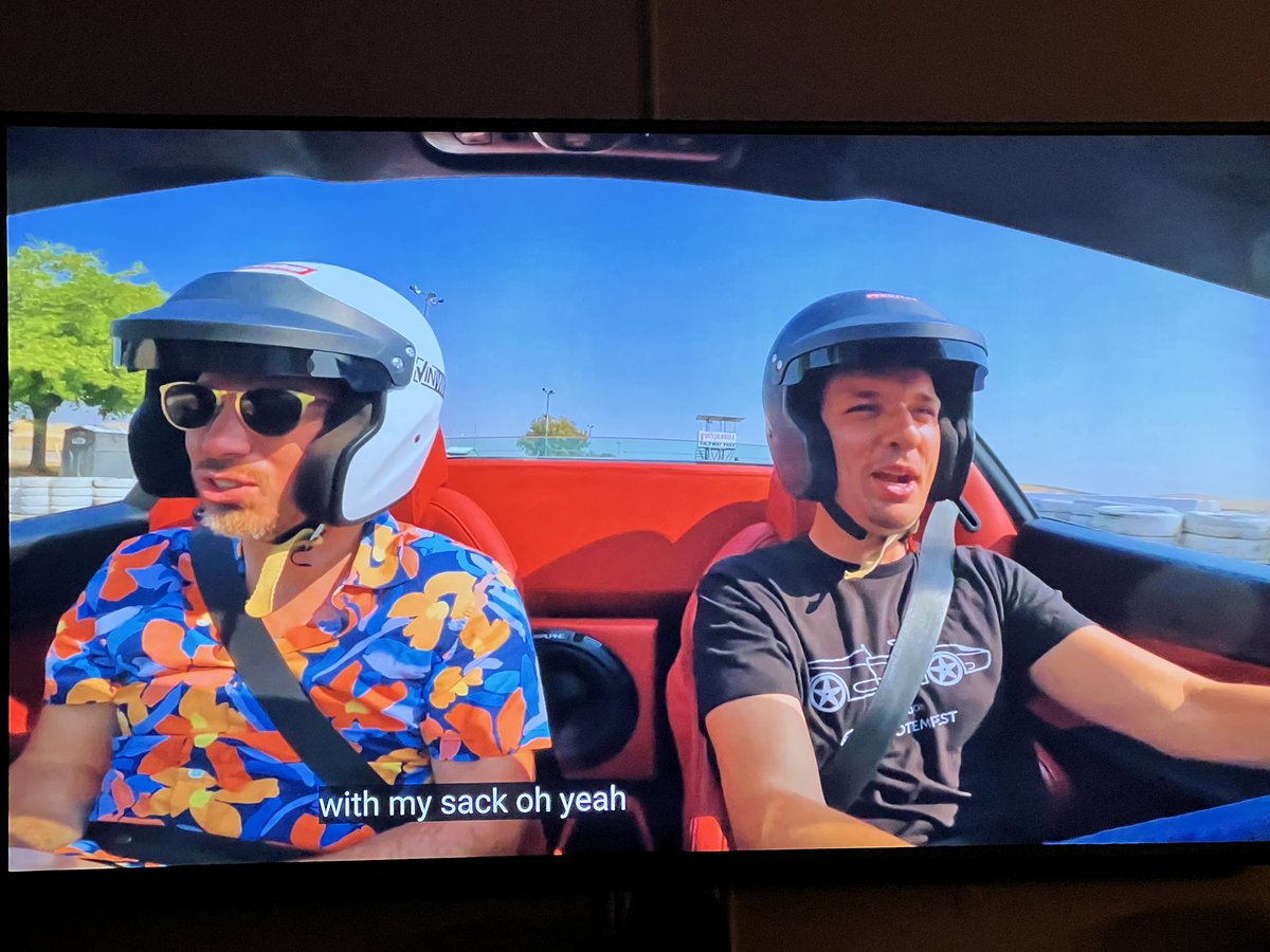 tjessem's tweet photo. YouTube closed caption putting it’s own spin on the dialogue between @edbolian and @HooviesGarage. #CarTrek 🤷🏼 https://t.co/cO2zBTlmPS