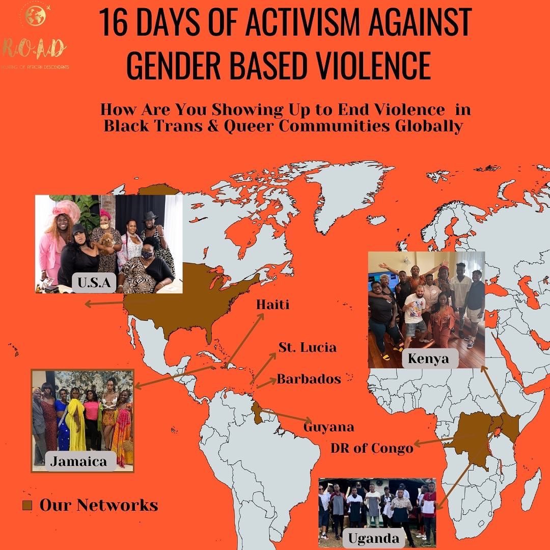 ROADforUnity's tweet photo. It’s 16 Days of Activism, a global solidarity effort to End Gender-Based Violence.
Since our founding in 2020, we have increased our networks across the African diaspora and we continue to advocate and channel resources to ensure #NoSiblingLeftBehind https://t.co/TOZoF48Th0