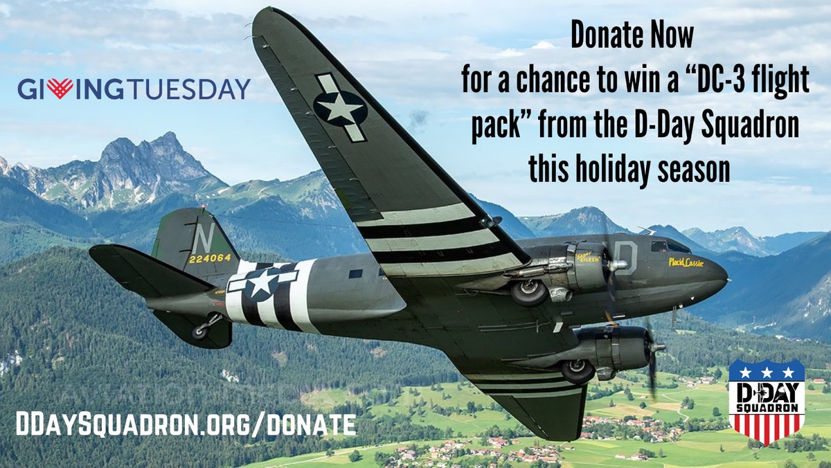 It's #GivingTuesday with Giveaways &amp; Year-End Campaign - mailchi.mp/ddaysquadron/g…