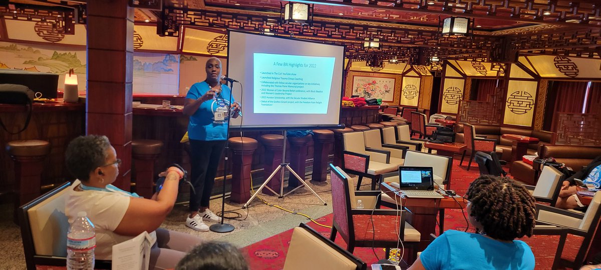 kevon_cameron's tweet photo. #bnseacon2022 First Day at Sea.  @BNonbelievers https://t.co/fAXOXMNvAh