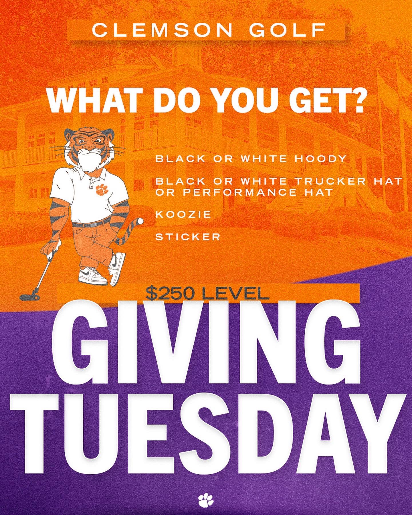 Clemson 2025 golf gear