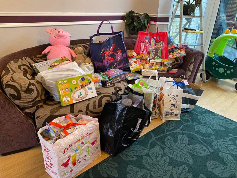 Our members have come up trumps again. For the last couple of weeks, we’ve been hosting a toy collection in order to support the Ripley Salvation Army’s Christmas toy appeal. Run Leader Emma and one of our mini-rogues dropped off the toys today. #notjustarunningclub #proud