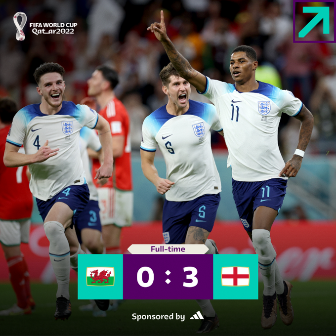 Fahrenheit Kommandør Uden tvivl WAL 0–3 ENG | Wales vs England, FIFA World Cup 2022 Result and Highlights:  England Enter Round of 16 As Group B Toppers | ⚽ LatestLY