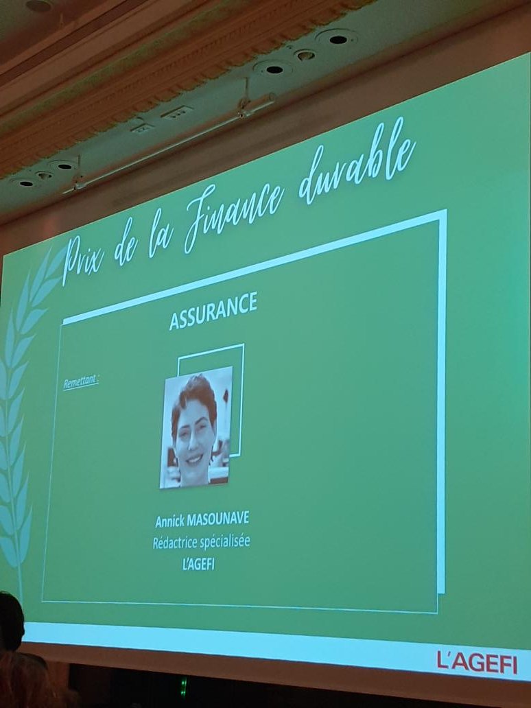 Assurone_Group's tweet image. Ce soir nous sommes à la remise des prix de la finance durable remis par l&apos;#Agefi

#Assurance #RSE #PEFDagefi