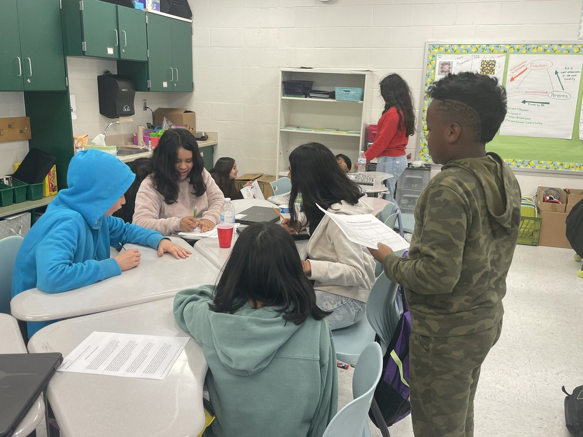 Sixth graders entered into a colonial simulation today where they sent out a scout from their colony to make trades based on what they needed 🍚🐟🤝🛠