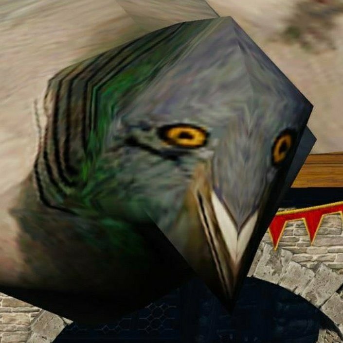 CrookbackBonked's tweet photo. The Witcher 3 remaster also means goodbye to the “hit in the feels” pigeon and I think that’s sad https://t.co/0vWpdsiiAV