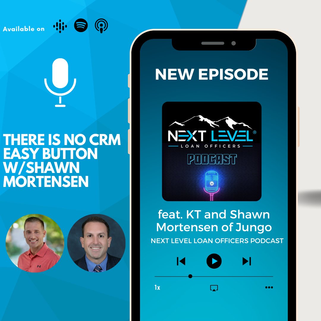 JungoInc's tweet photo. With today’s interest rates, it’s important for loan officers to set themselves up for when rates go back down. 

Check out this podcast where Shawn Mortensen discusses the importance of building out your CRM in order to work as efficiently as possible.

https://t.co/qUVISg2Gdy https://t.co/hKcRw0gmR1