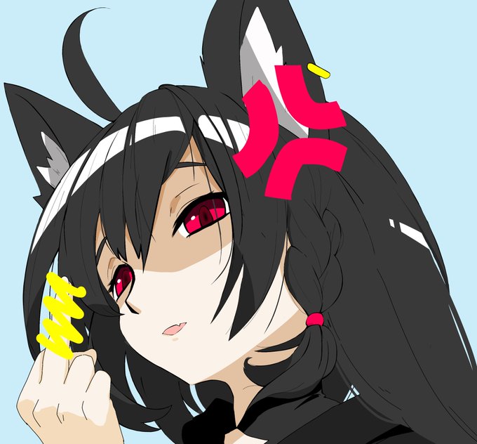 お怒り黒様#絵フブキ 