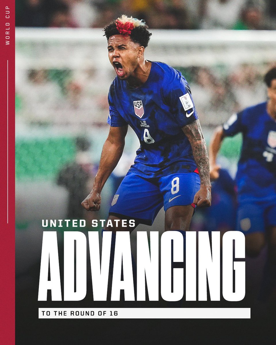 THE USMNT ARE THROUGH TO THE ROUND OF 16 🇺🇸