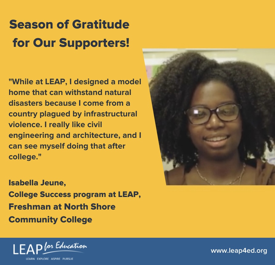 #SeasonofGratitude #StudentEmpowerment #StudentAchievement
