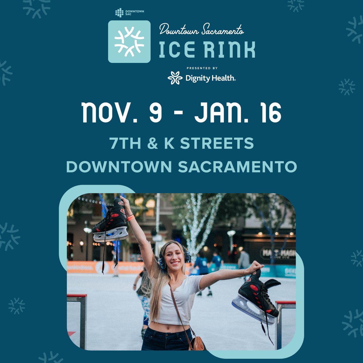 Sharpen your skates and perfect your triple axel because the <a href="/DowntownIceRink/">Downtown Sac Ice Rink</a> is back at Ali Youssefi Square! ⛸️

Find out how you can get on the ice on godowntownsac.com/.../signature-… #Sponsored