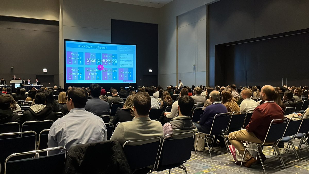 In person meetings are back in full force #RSNA2022