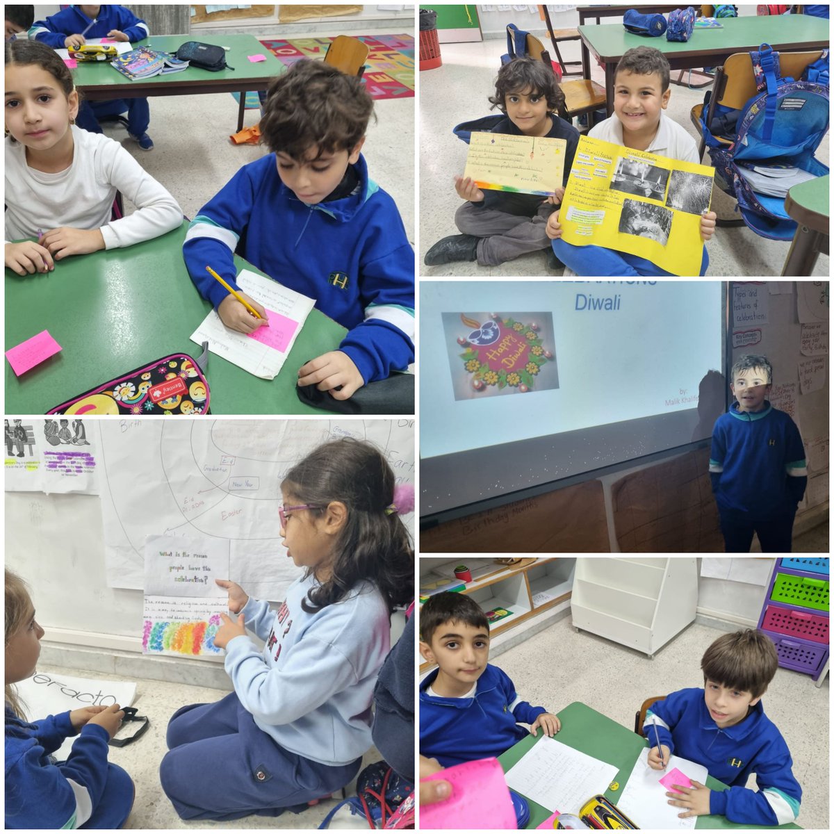 RHHS_Elementary's tweet photo. BE2A learners shared their findings about the various celebrations they chose to research about and they gave each other feedback... #celebrations #peer_feedback #communication_skills @RHHS_Saida https://t.co/MotdvOaFdv