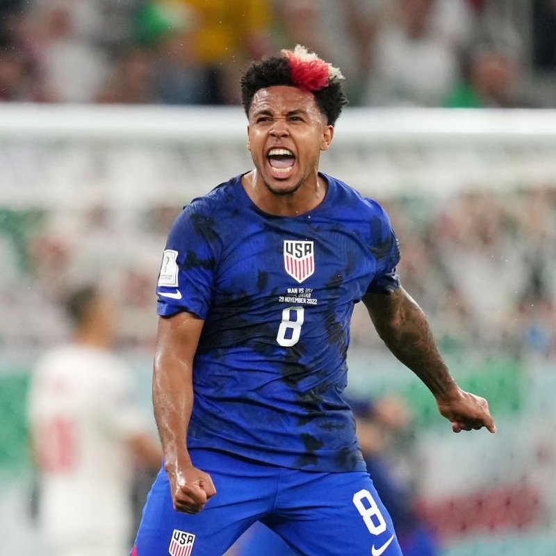 frances14372469's tweet photo. Gli stati uniti di Weston #Mckennie si qualificano agli ottavi di finale๐
Congrats @WMckennie ๐ค ๐บ๐ธ๐ค๐คโก๏ธ
#QatarWorldCup2022 #Qatar2022 #USA #WM8 #WES8 https://t.co/ixsq73sDfq
