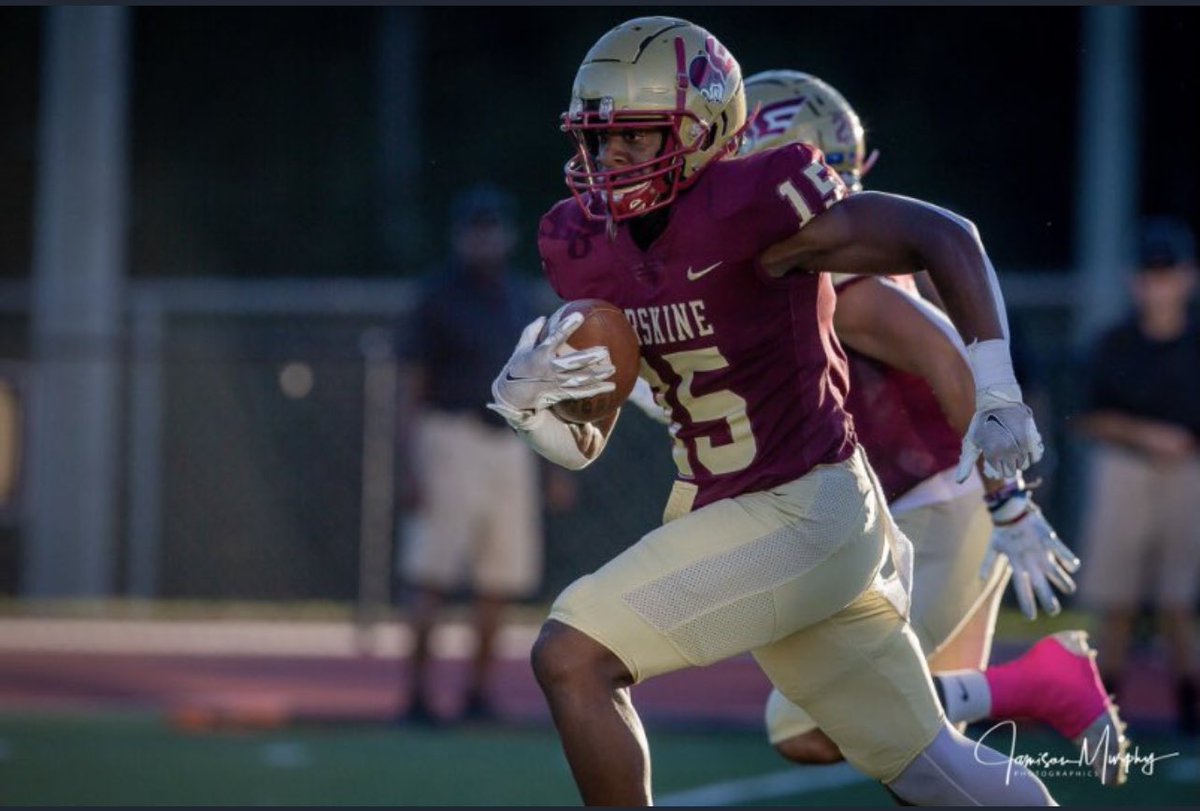 After a great talk with <a href="/CoachDHop_24/">Dezmon 🌊Hopkins</a> I’m beyond blessed to receive my first offer from Erskine College #AGTG <a href="/FleetFB/">Erskine Football</a> <a href="/FleetAthletics/">@FleetAthletics</a> <a href="/NAHSJacketFB/">NA Football</a> <a href="/CoachQuinn19/">Matt Quinn</a> <a href="/coachmacgata/">Coach Kevin McKiver (Coach Mac)</a>