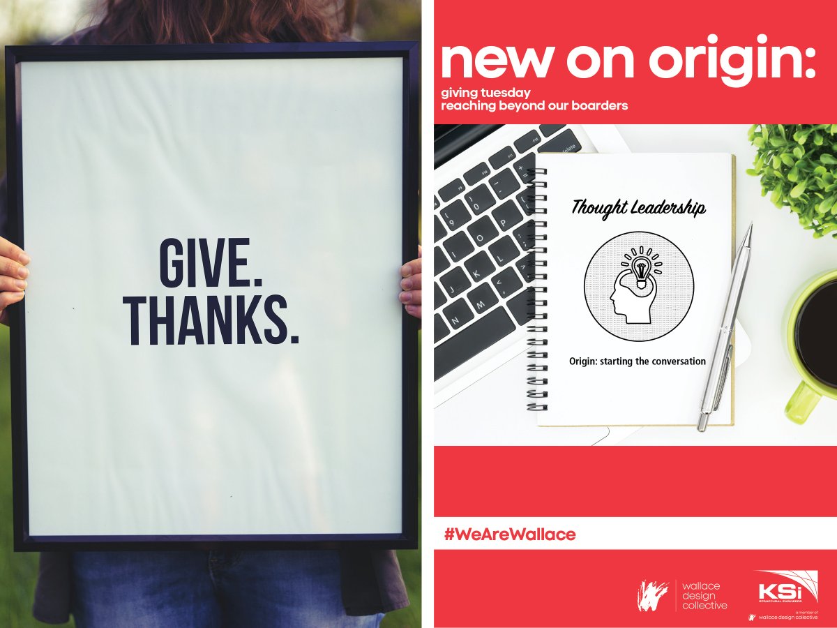 KSiStructural's tweet image. #GivingTuesday | In the midst of the holiday season, we are graced with Giving Tuesday. Structural engineer, Kyle Haskett, was able to talk with some Wallacites about the ways they give back on a global front. Please enjoy this special blog edition!
pulse.ly/sm3as4x2ft