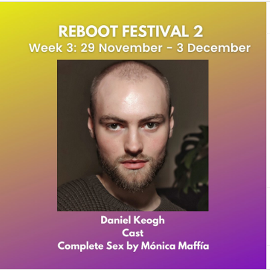 bardolatria's tweet photo. Due to Covid @KiboProductions announces that this week actor #DanielKeogh @thedanpancake will step in to perform -script in hand- my play #CompleteSex (translation @SophieL_Stevens)
Thank you Daniel! Break a leg!!! https://t.co/T0HSdGaaxe