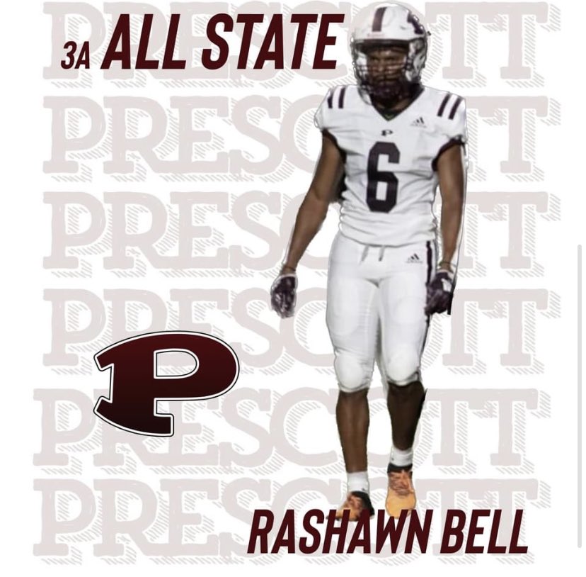 RashawnBell6's tweet photo. honored and privileged to be an All State FS🖤. @coachdwms @jpat1313 @tidorian2 @CoachBrianGlas1 @PrescottAthlet1 @RomeloBell2 #AGTG https://t.co/0AMaGACaqW