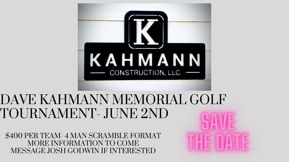 1st Annual Dave Kahmann Memorial Golf Tournament.
<a href="/ColtsCoffee/">Stompin' Grounds</a> <a href="/valleystatebank/">Valley State Bank</a> <a href="/Coach_Curtiss/">Campus Golf</a> <a href="/CoachZKliewer/">Zac Kliewer</a>
