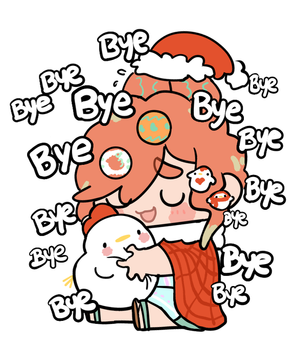 byebye~🧡🐔💦
 #artsofashes 