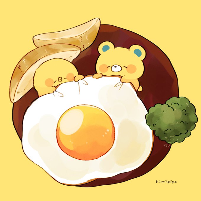 「egg (food) multiple others」 illustration images(Latest)｜3pages