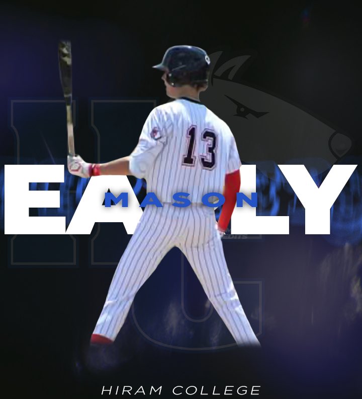 Mason Early (@mason_early13) on Twitter photo Blessed to announce my commitment to continue my academic and athletic career at Hiram College!
I would like to thank my T3 coaches, my family, and teammates for supporting me along my journey. #GoTerriers <a href="/T3_Warhawks/">T3 Warhawks</a> @T3_WarhawksMend @coachjeffsegal <a href="/Hiram_Baseball/">Hiram Baseball</a> Blessed to announce my commitment to continue my academic and athletic career at Hiram College!
I would like to thank my T3 coaches, my family, and teammates for supporting me along my journey. #GoTerriers <a href="/T3_Warhawks/">T3 Warhawks</a> @T3_WarhawksMend @coachjeffsegal <a href="/Hiram_Baseball/">Hiram Baseball</a>