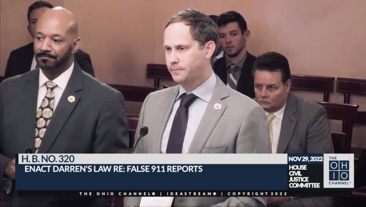 RepWeinstein's tweet photo. Thankful to have the opportunity to testify in support of our bill #HB320 (aka Darren’s Law) which empowers victims of racial profiling like my neighbor Darren Cooper! https://t.co/MDnZVzgdNY