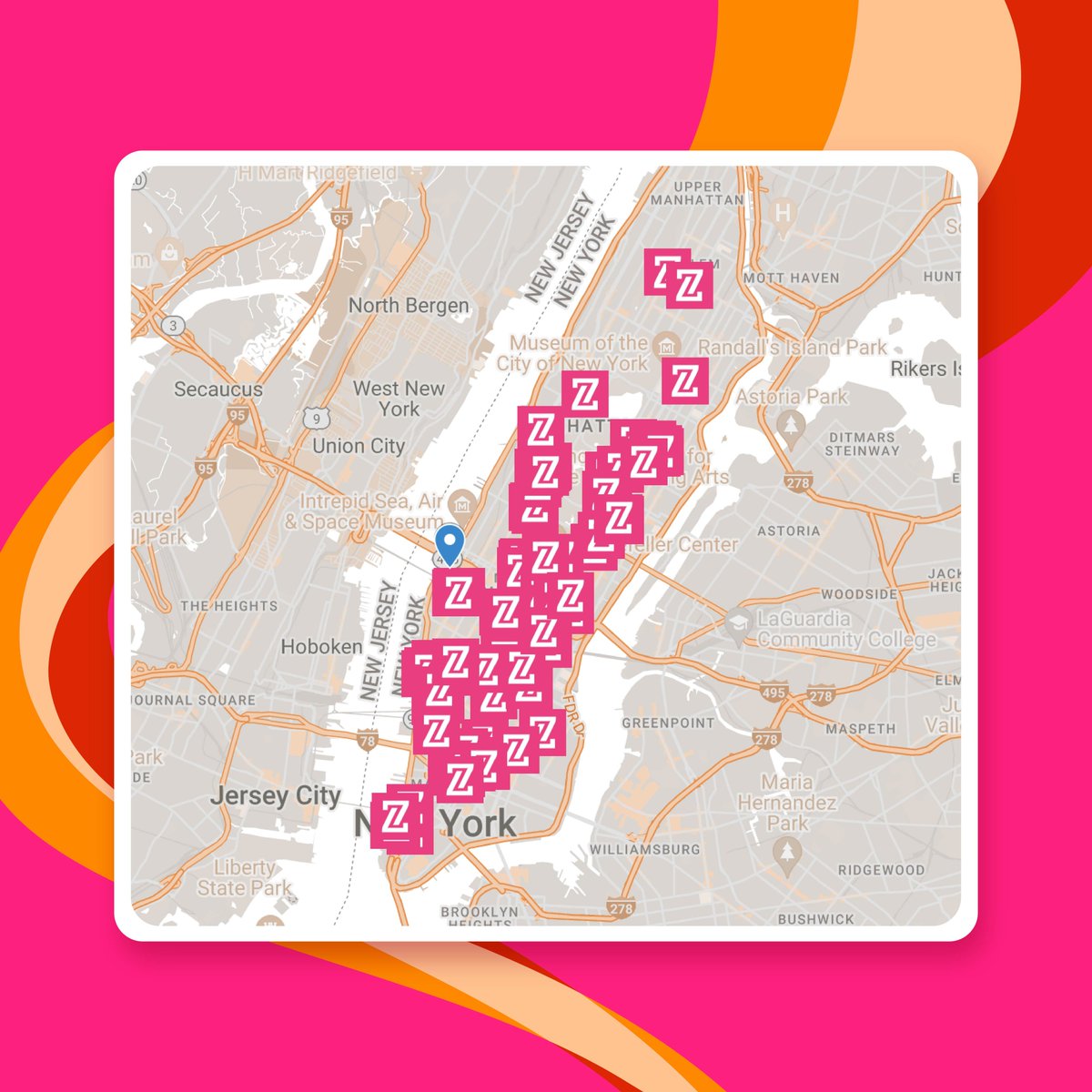 When you're in Manhattan, you're in good company. It's amazing to see what it looks like to be #poweredbyZipline 

Connect with Zipline at #NRF2023: bit.ly/ZiplineNRF2023 

🗽 #ZiplineNRF2023