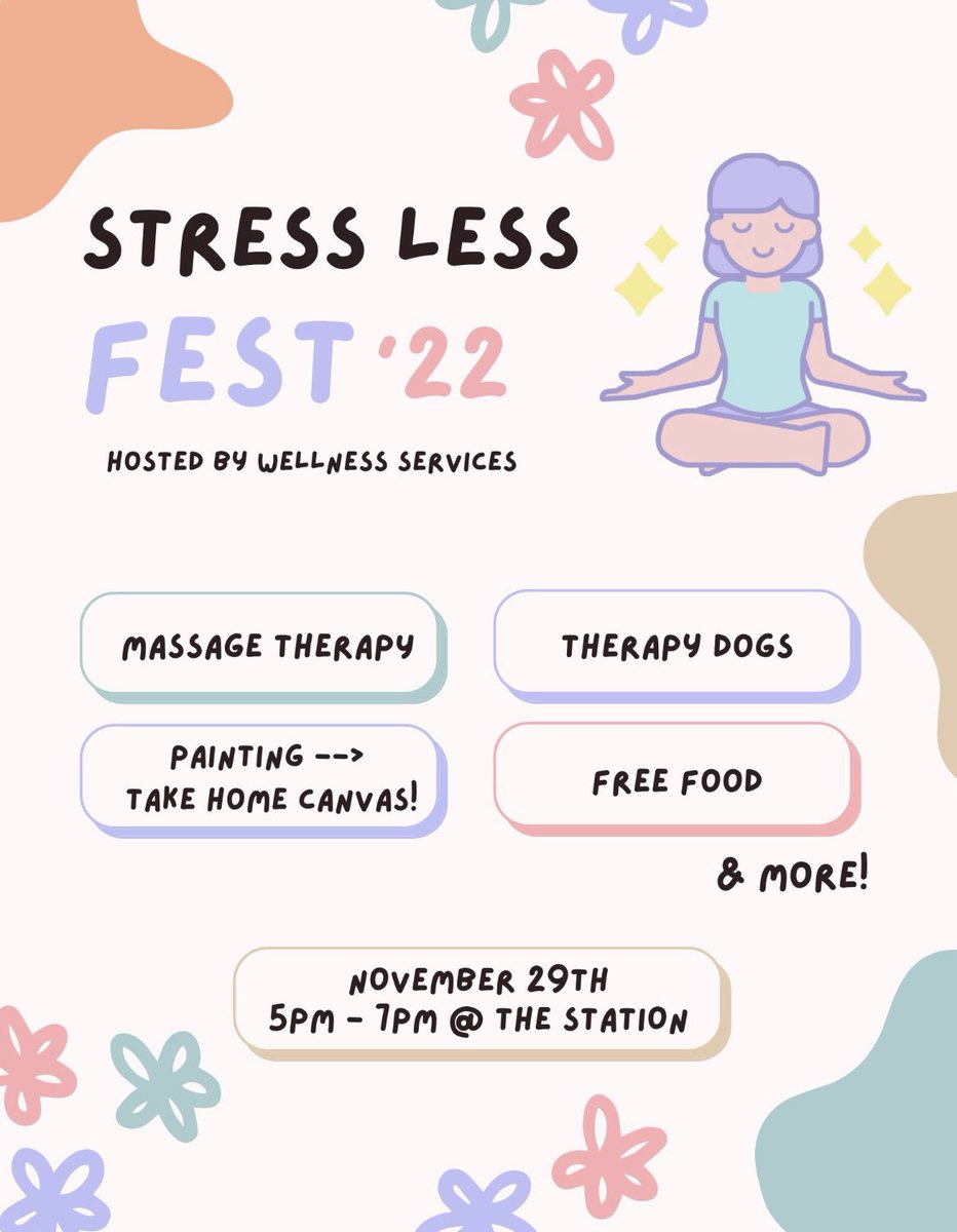 NW_Wellness's tweet photo. TONIGHT AT 5 !!! Stop by for FREE food, FREE massages, FREE painting, and PUPPIES!!! https://t.co/Seh6sP3Y5z