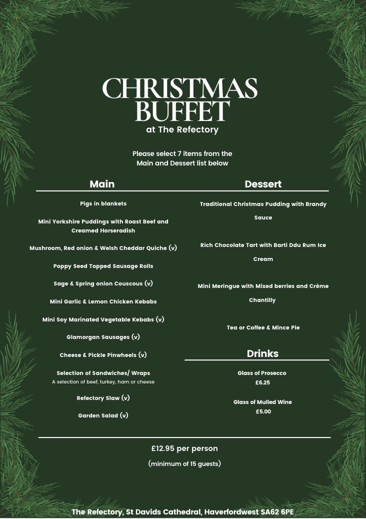 As Christmas draws near, we believe it’s time to introduce our new Christmas menus…💫🎄
