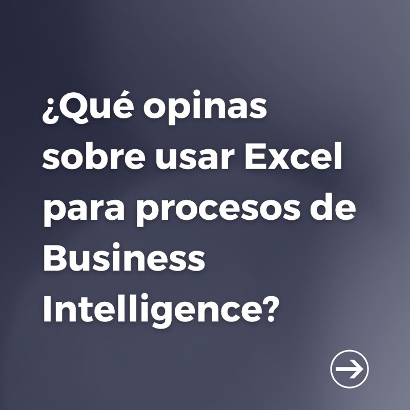 dataplicada's tweet photo. Excel es una de las herramientas más usadas del mundo 🔝. ¿Qué opinas sobre usar Excel para procesos de Business Intelligence? 🤔

#BusinessIntelligence #Excel