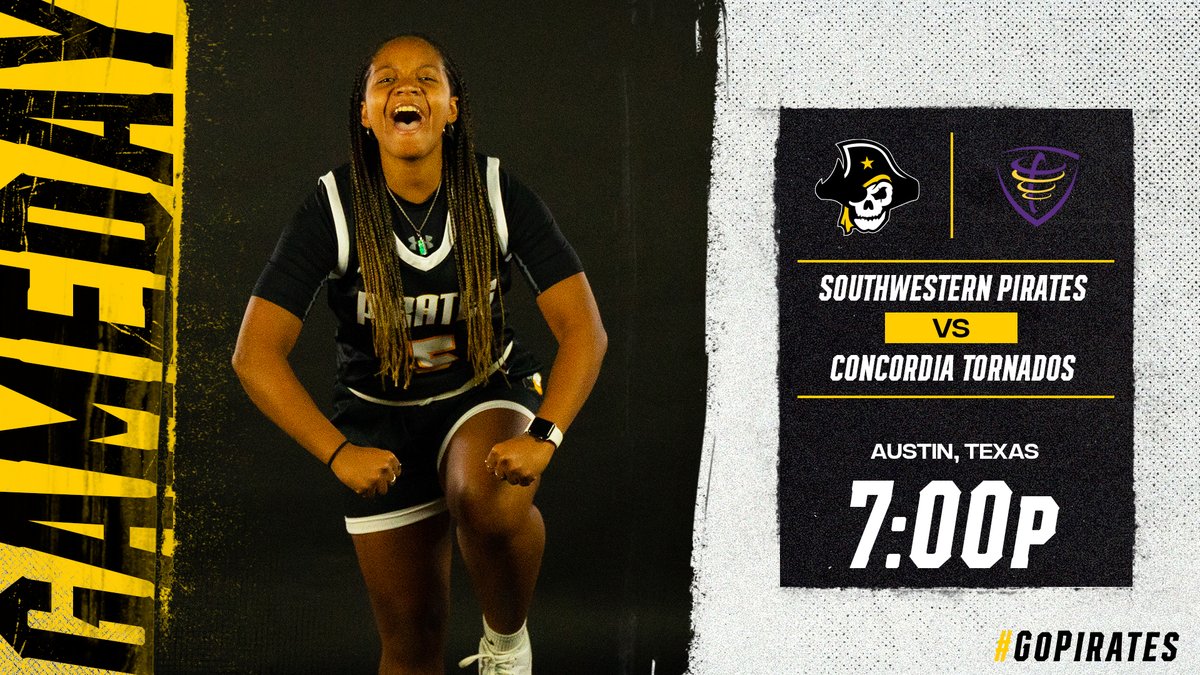 SUPirates's tweet image. #GAMEDAY | @SUPiratesWBB
🆚@ctxwomensbball
⏰7:00 PM
 📍 Austin, Texas
📺 tinyurl.com/mwbcrp7
📊 tinyurl.com/mr3phmfz