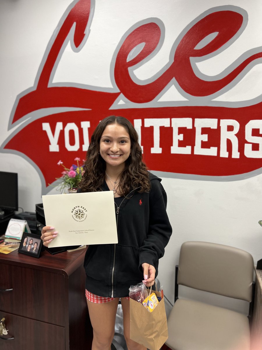 leeneisd's tweet photo. LEE HS would like to congratulate Janelle and Jonathan. These two are our Super Star Students of the Month for November. #NEISDway #LeeVols #rootedlee https://t.co/810d8jTAsI