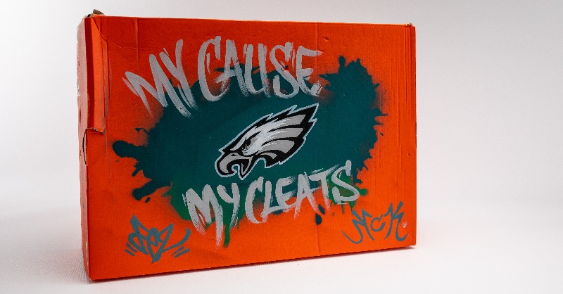 Eagles's tweet photo. Bringing awareness on and off the field

#MyCauseMyCleats | #FlyEaglesFly