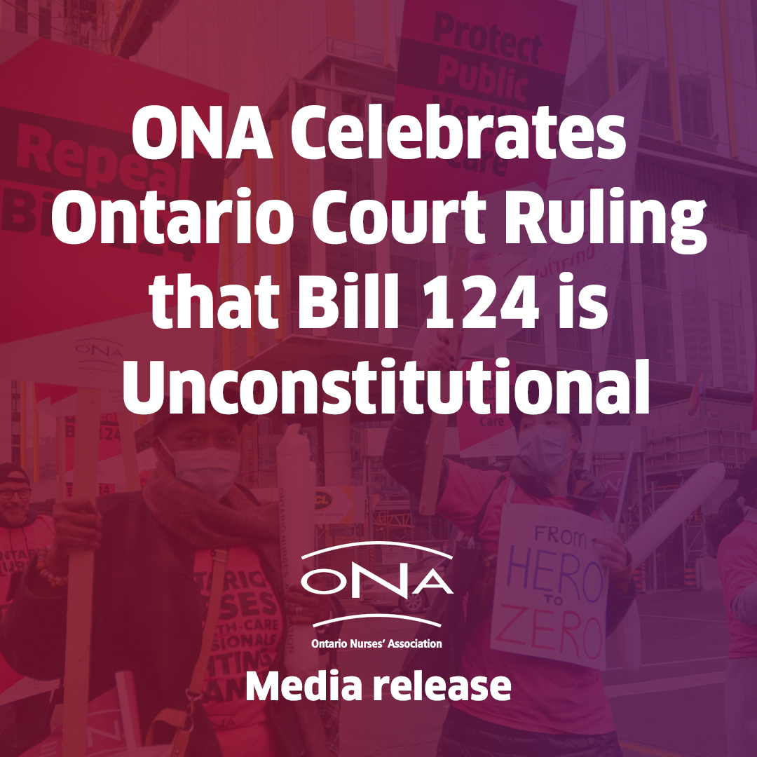 Ontario Nurses' Association tweet media