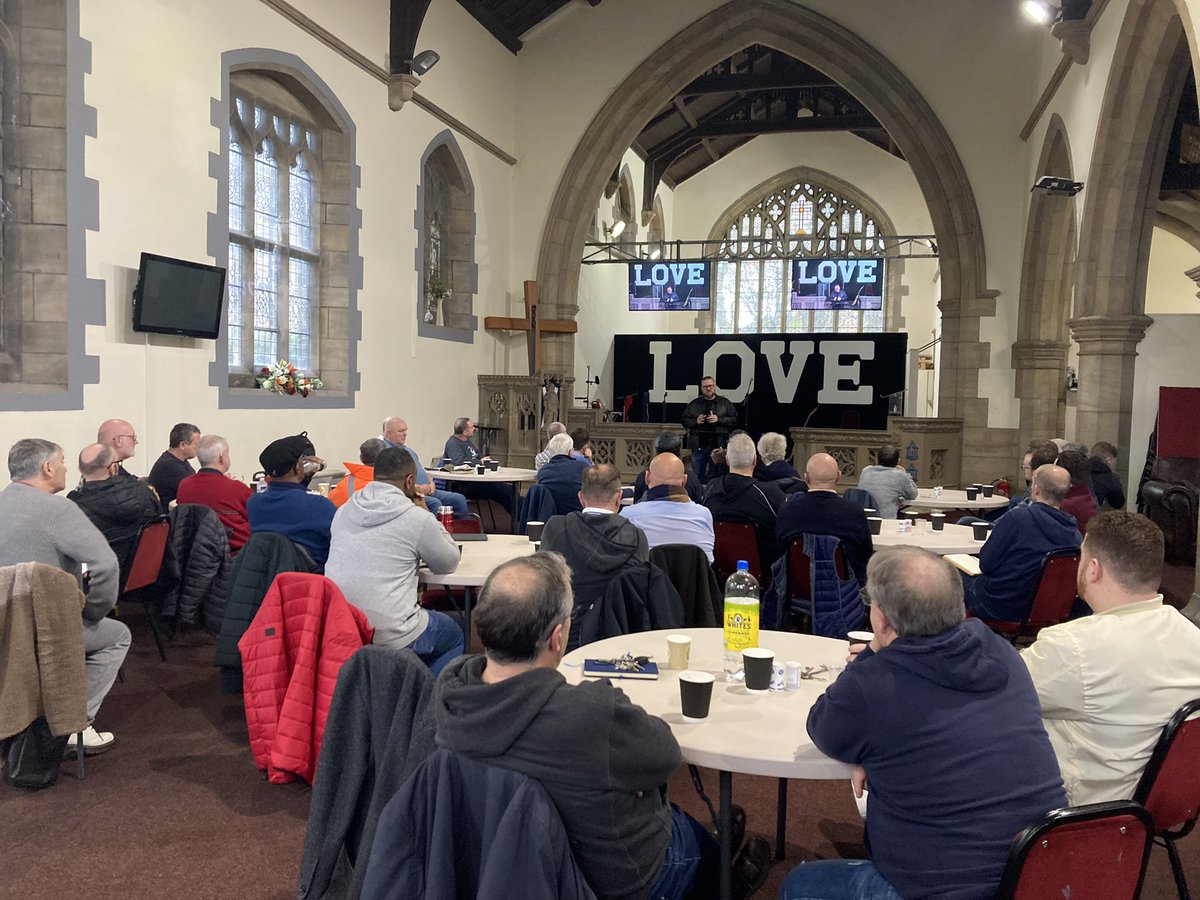 AddictionACL's tweet image. Good mens conf @ Yeadon New Life with Paul Lloyd from @VO_MCR who has powerful story of been released from drugs. 

Couple of quotes: 

‘Our Capacity shifts according to the wounds / trauma we have experienced’. 

‘Seeing God move in your life relates to your pace of obedience’.