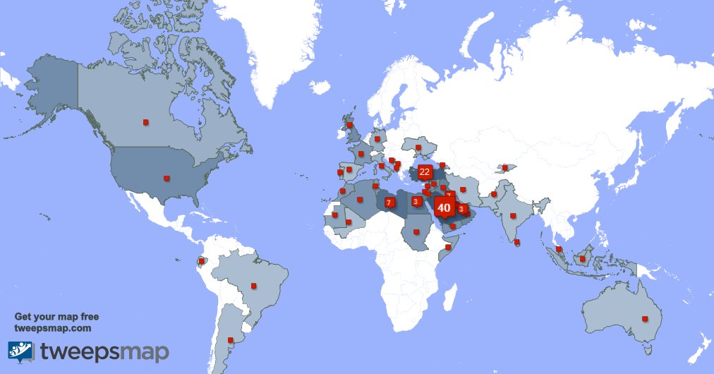 I have 3 new followers from Saudi Arabia 🇸🇦, and more last week. See tweepsmap.com/!takita_safa