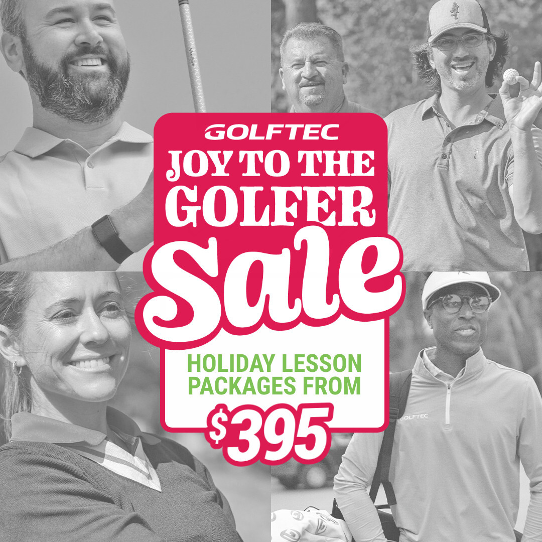 GOLFTEC's tweet photo. Thinking about what gift to get that golfer in your life? 🎁 Maybe a Lesson and Practice Package for a certain Tour Pro? Or a Club Fitting for the next potential City Open Champ? GOLFTEC has you covered! @acaseofthegolf1 @markbaldwin1