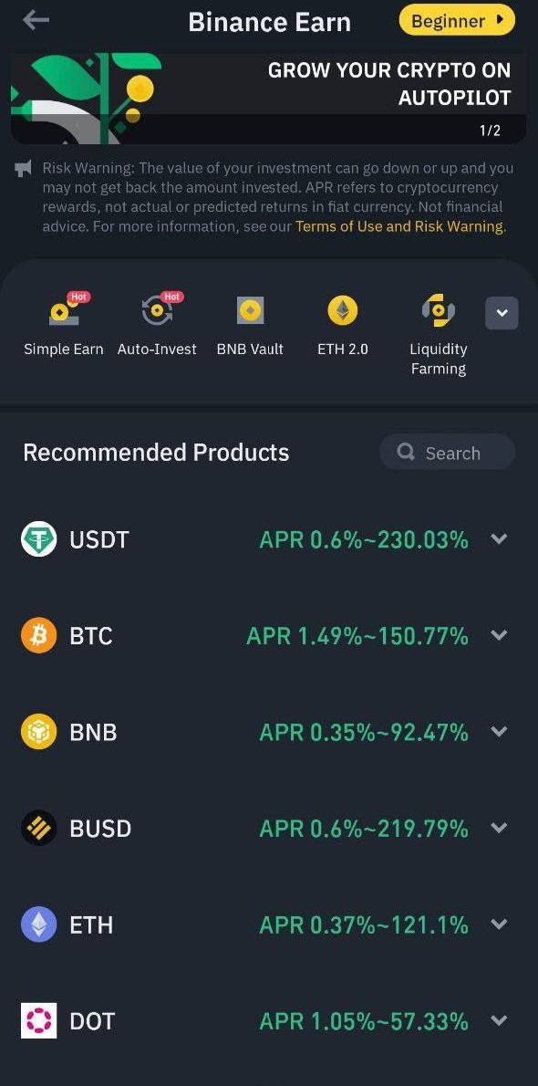 @TraderWize Like Binance