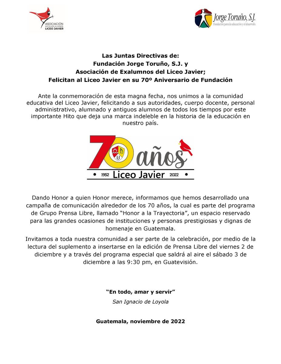 Fundacion Jorge Toruño (@fundaciontoruno) on Twitter photo 