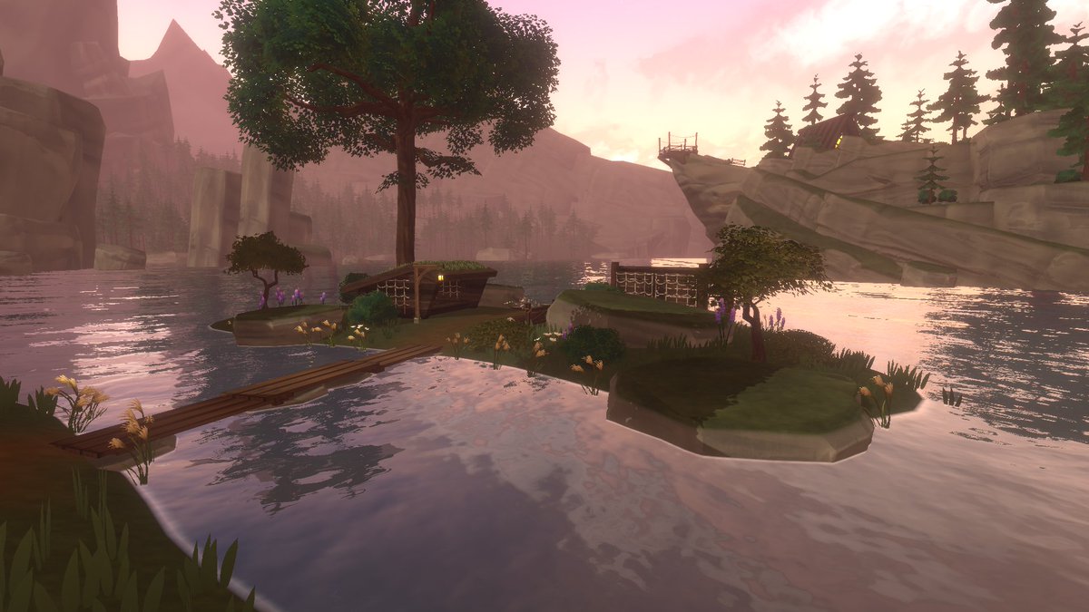 A big focus for the new upcoming map, was to create an immersive experience, to allow the player to get lost and inhabit the space fully. #vrchat