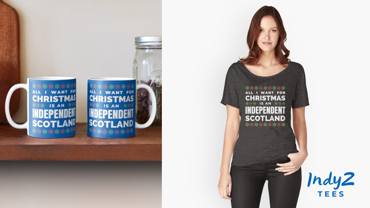 Indy2Tees's tweet photo. 🏴󠁧󠁢󠁳󠁣󠁴󠁿🎄'All I want for Christmas is an independent Scotland' - printed on 👕t-shirts, stickers, mugs, hoodies &amp; more: https://t.co/WXQfnNeRdN 🌐 Worldwide shipping! #ScottishIndependence #indyref2 #uglychristmassweater https://t.co/k5Jt5rTxss